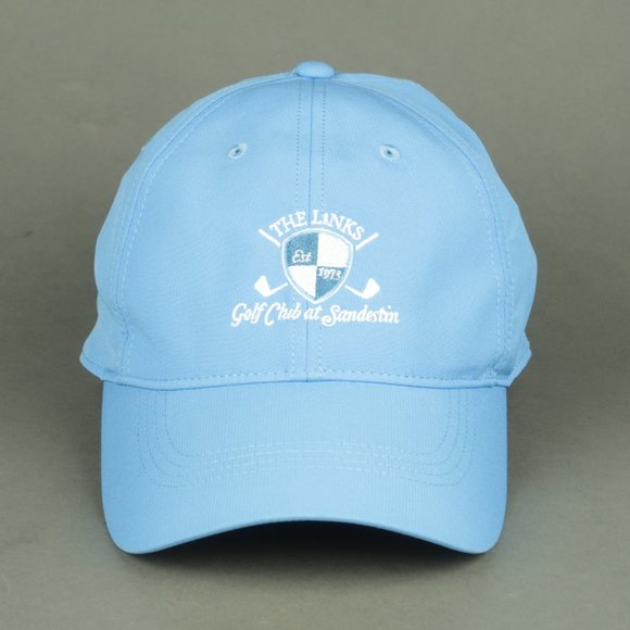 Nike Golf The Links GC At Sandestin Blue Curved Bill Adjustable Cap Hat OSFM - Picture 2 of 8
